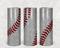 Baseball 20 oz Skinny Tumbler