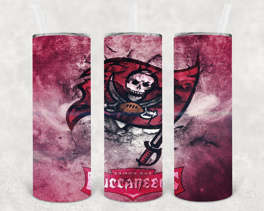 Tampa Bay Buccaneers 20 oz Skinny Tumbler