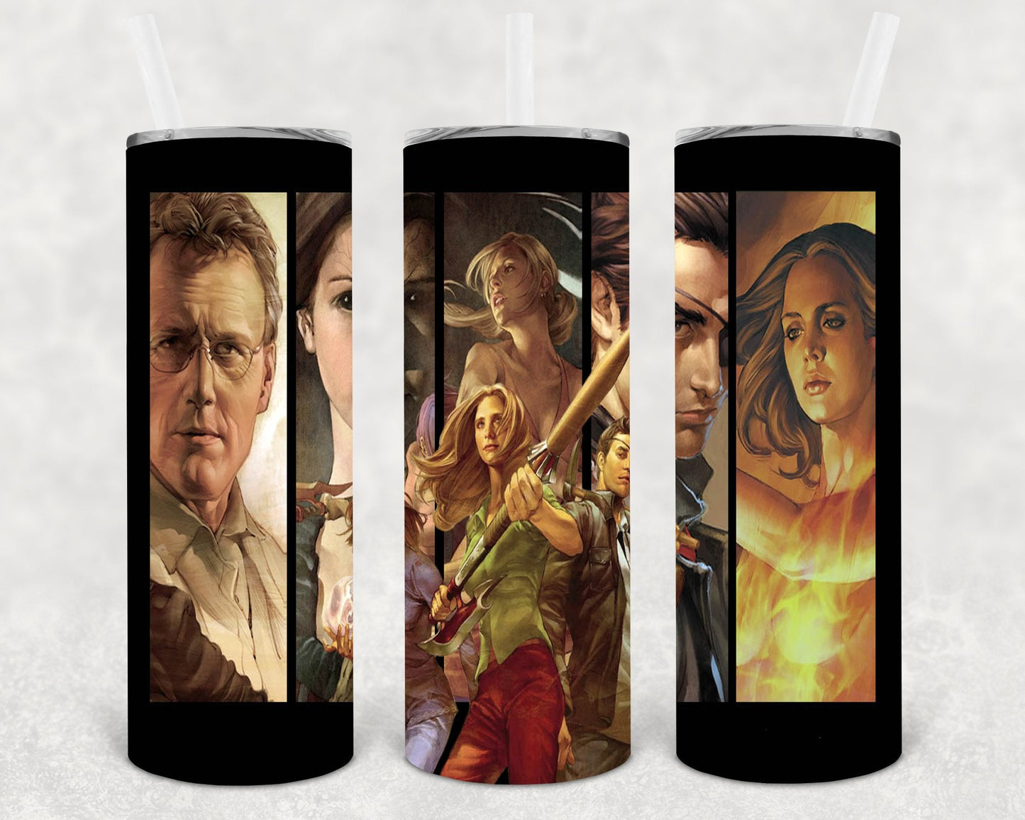 Buffy the Vampire Slayer Skinny 20 oz Skinny Tumbler