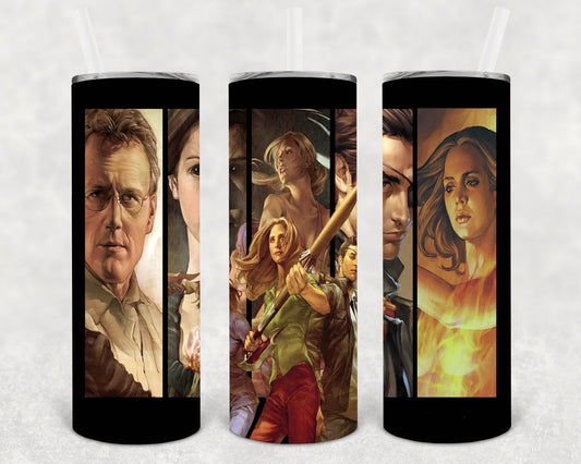 Buffy the Vampire Slayer Skinny 20 oz Skinny Tumbler