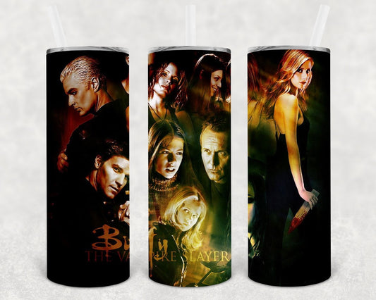 Buffy the Vampire Slayer Skinny 20 oz Skinny Tumbler