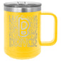 Bus Driver Subway Art 15 oz Polar Camel Coffee Mug with Sliding Lid