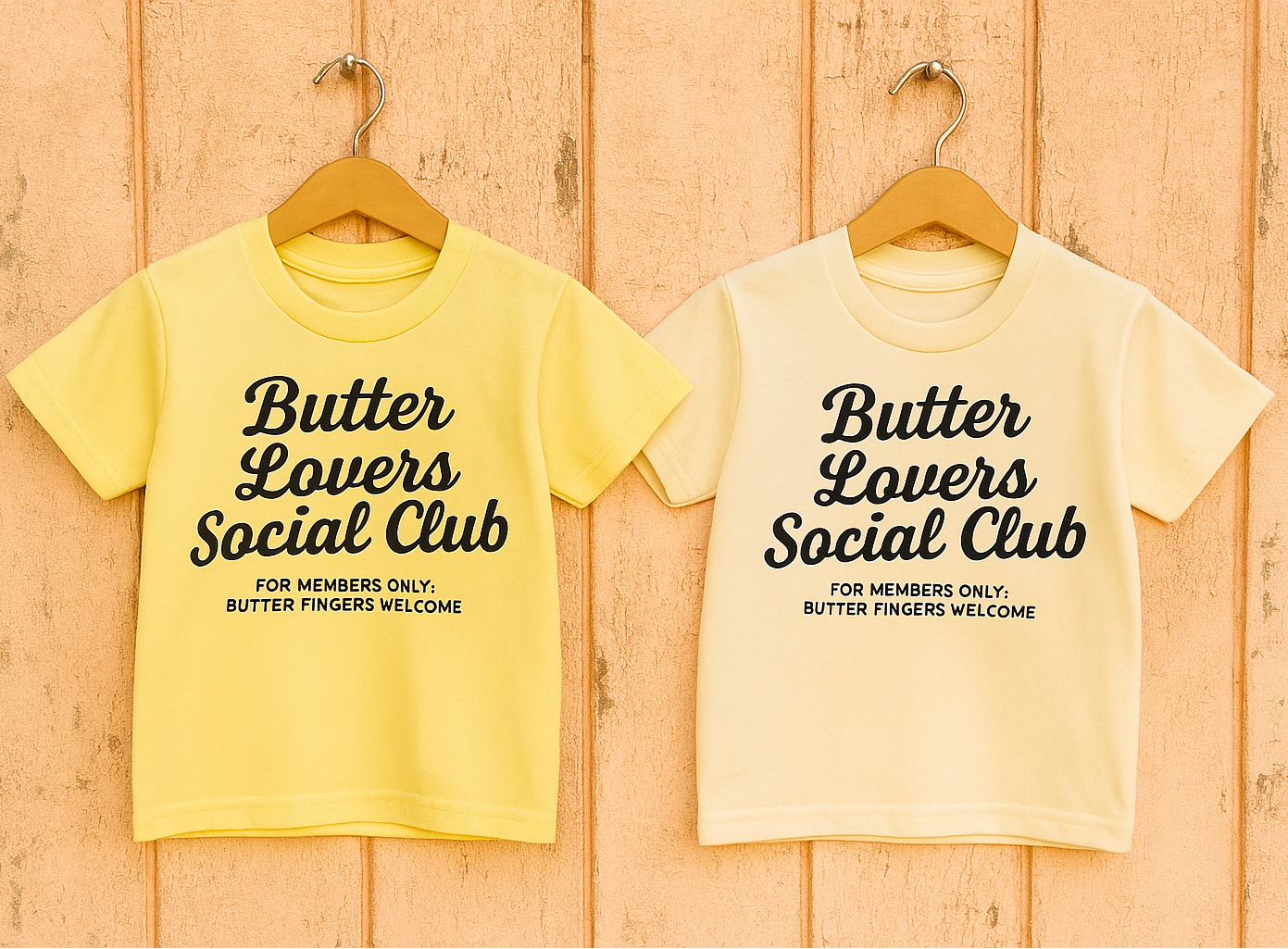 Butter Lovers Social Club, Foodie Tee For Kids