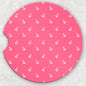 Car Coaster Set - Pink Anchors