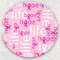 Car Coaster Set - Breast Cancer Ribbons