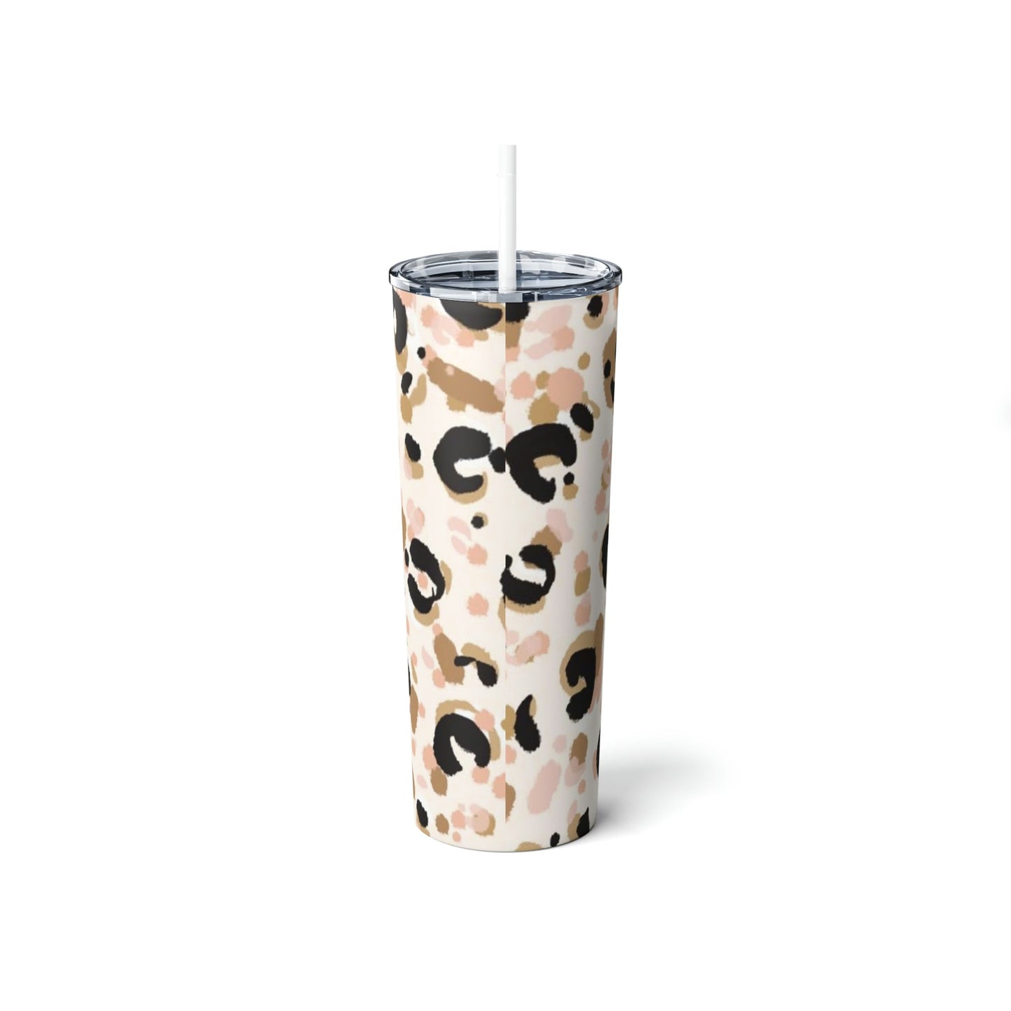 Pastel Leopard Skinny Tumbler