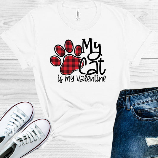 My Cat is My Valentine Graphic Tee