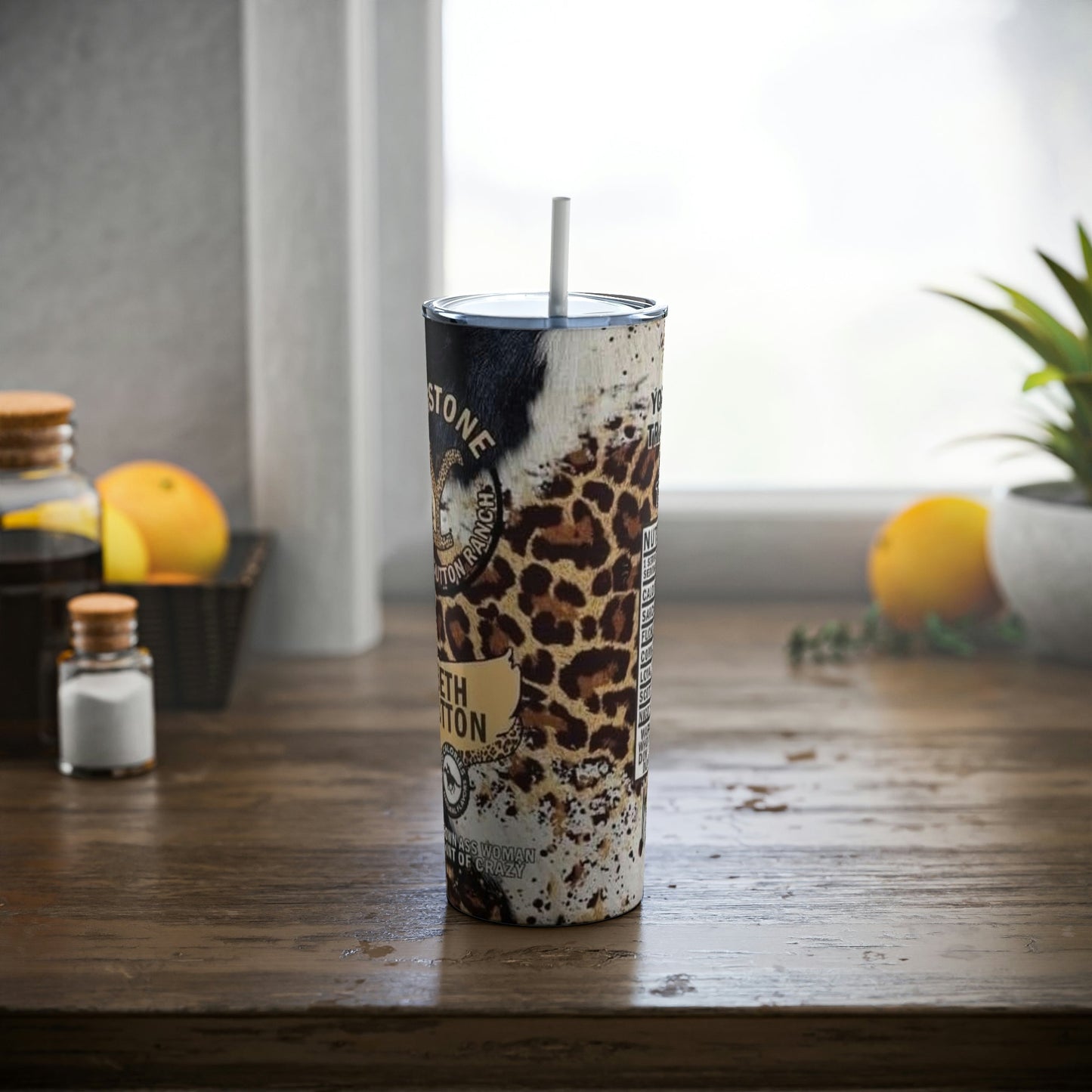 Beth Dutton Claw Skinny  Tumbler