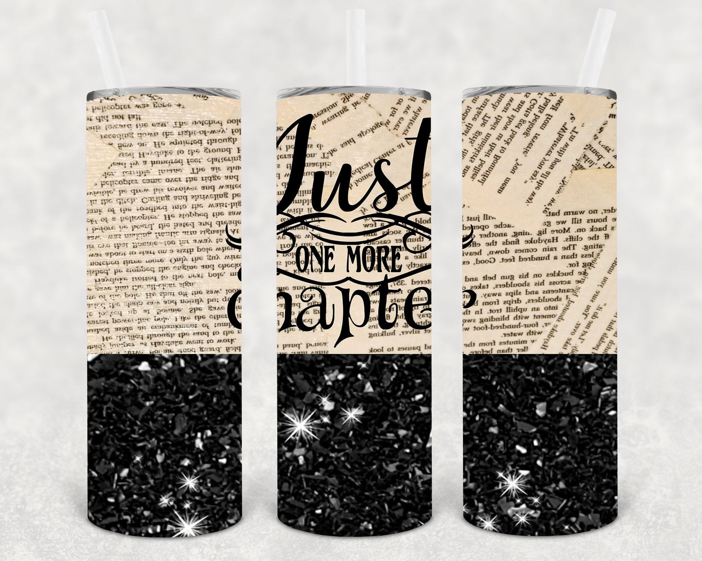 Just One More Chapter 20 oz Skinny Tumbler