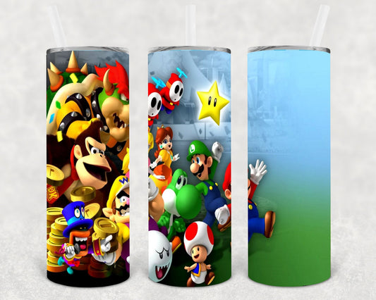 Game Characters 20 oz Skinny Tumbler