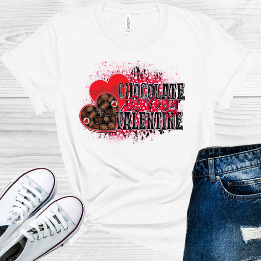 Chocolate is My Valentine Graphic Tee