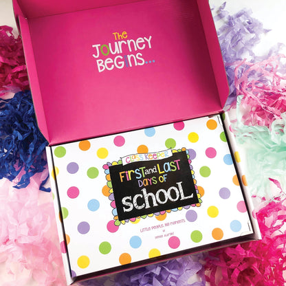 Mom Must-Have School Keepsake Kit | Class Keeper®, Photo Prop Deck & School Stickers | BONUS! App Membership + BONUS! Earn & Learn® Chore Chart Pad | (2) Styles