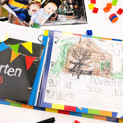 Mom Must-Have School Keepsake Kit | Class Keeper®, Photo Prop Deck & School Stickers | BONUS! App Membership + BONUS! Earn & Learn® Chore Chart Pad | (2) Styles