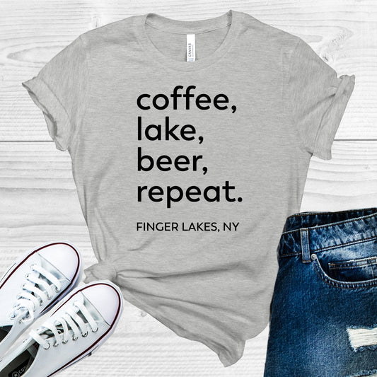 Coffee Lake Beer Repeat Graphic Tee