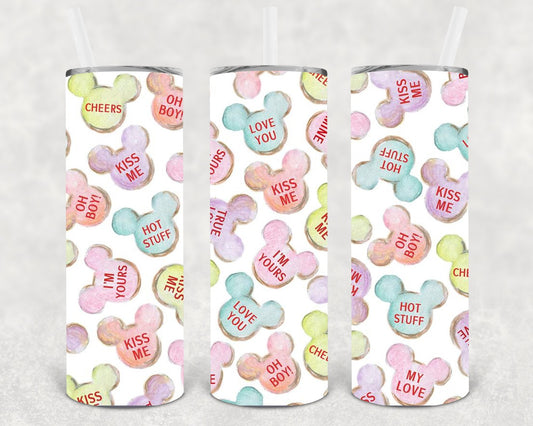 Valentine Cookies 20 oz Skinny Tumbler
