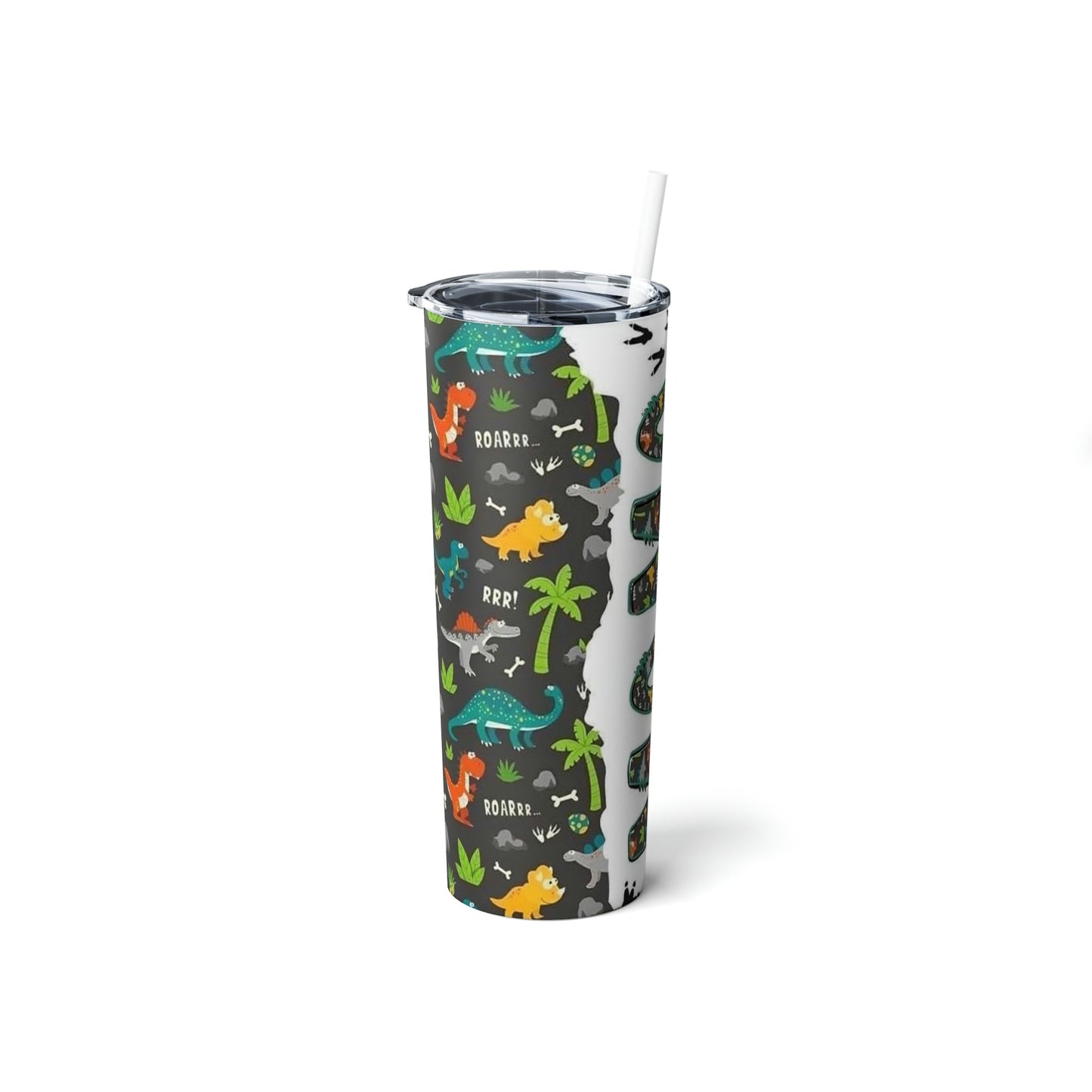 Dino Mama-Skinny Tumbler