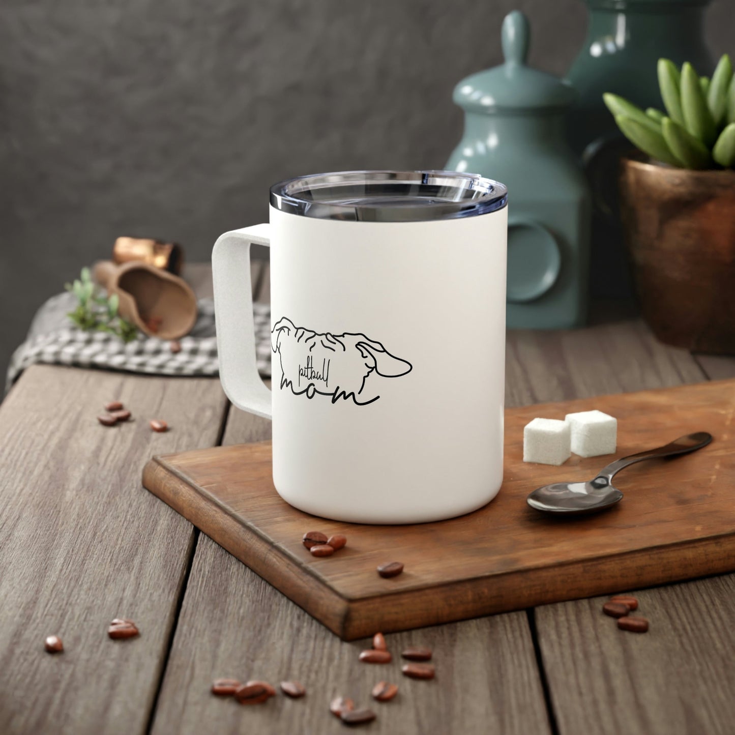 PitBull Mom Insulated Coffee Mug