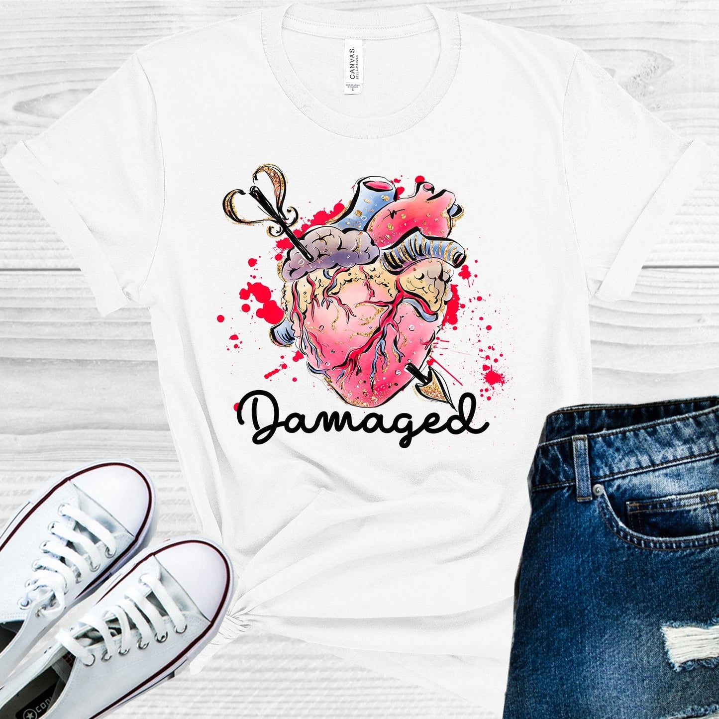 Damaged Graphic Tee