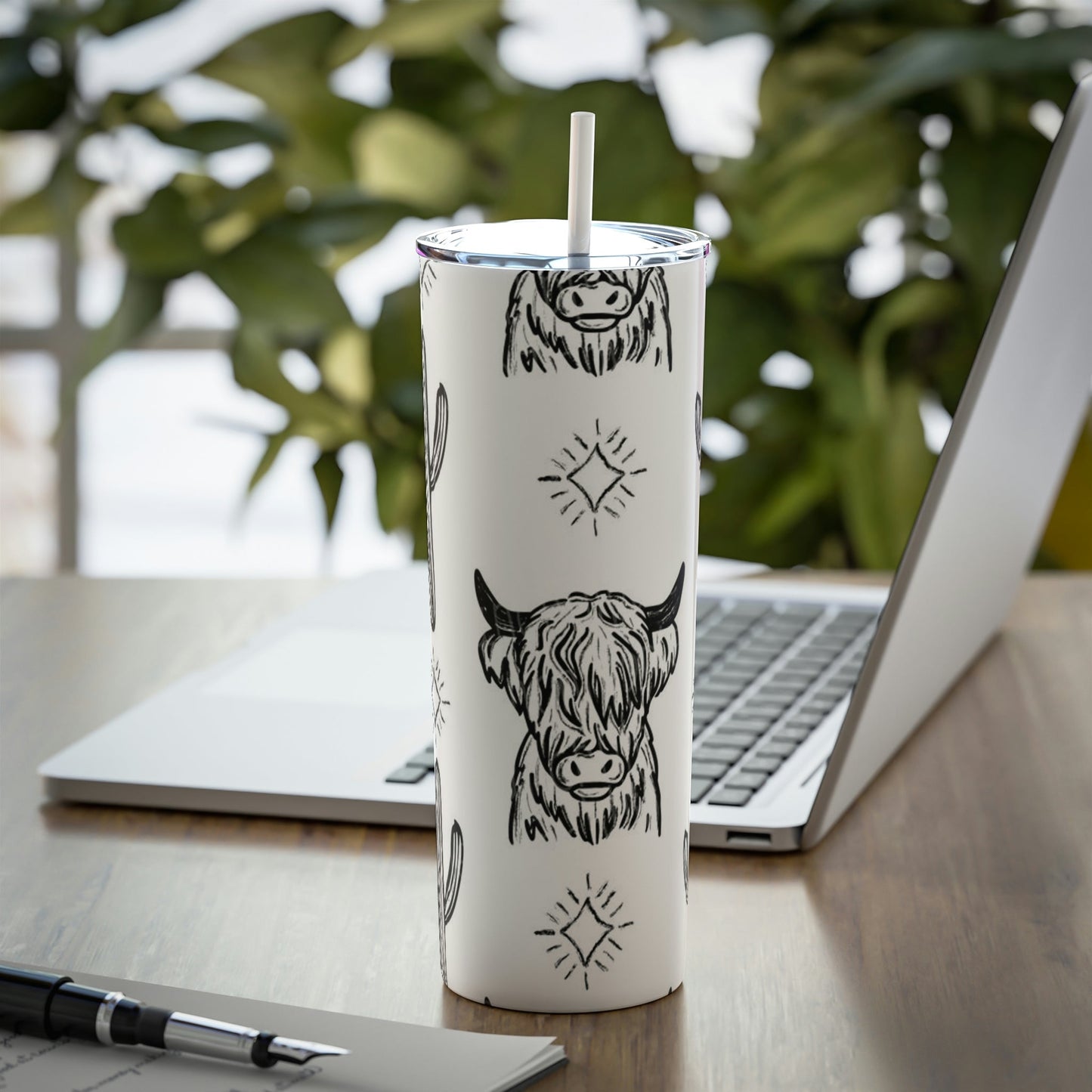 Highland Cow -Skinny Tumbler