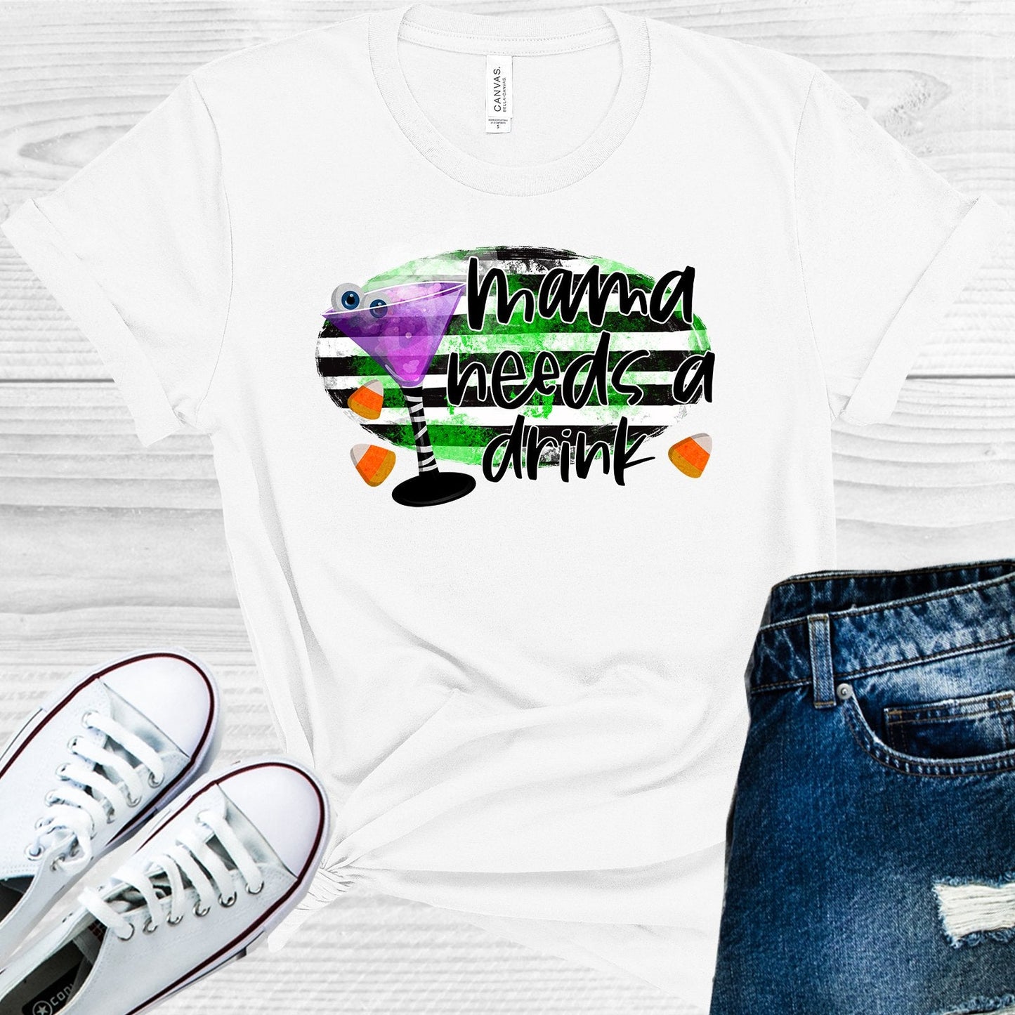 Mama Needs a Drink Graphic Tee
