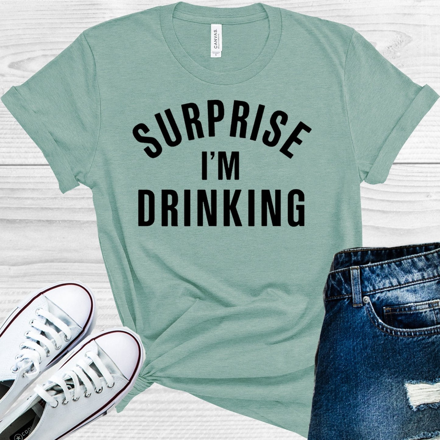 Surprise I'm Drinking Graphic Tee
