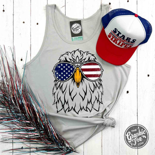 Eagle Aviator Silver Unisex Tank