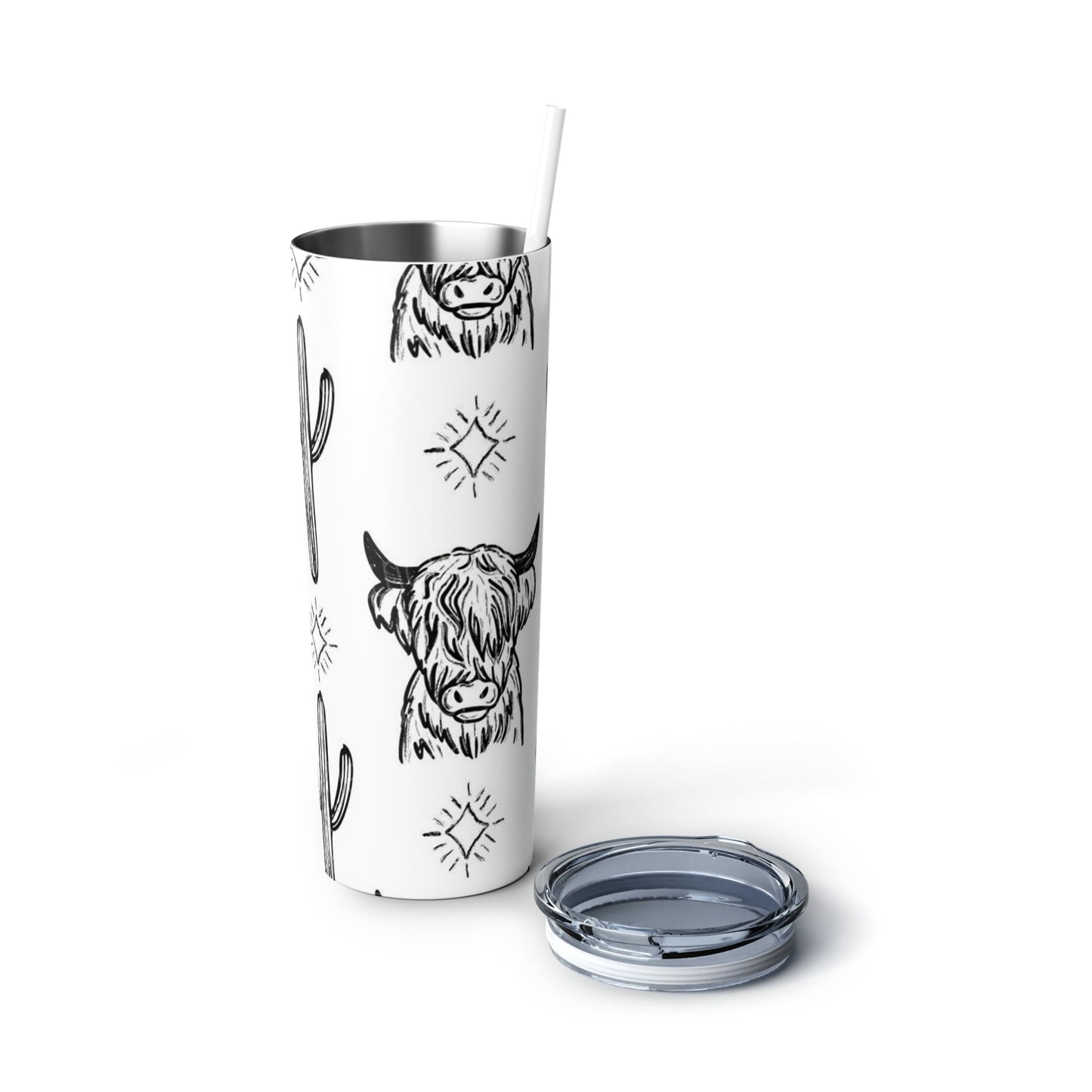 Highland Cow -Skinny Tumbler