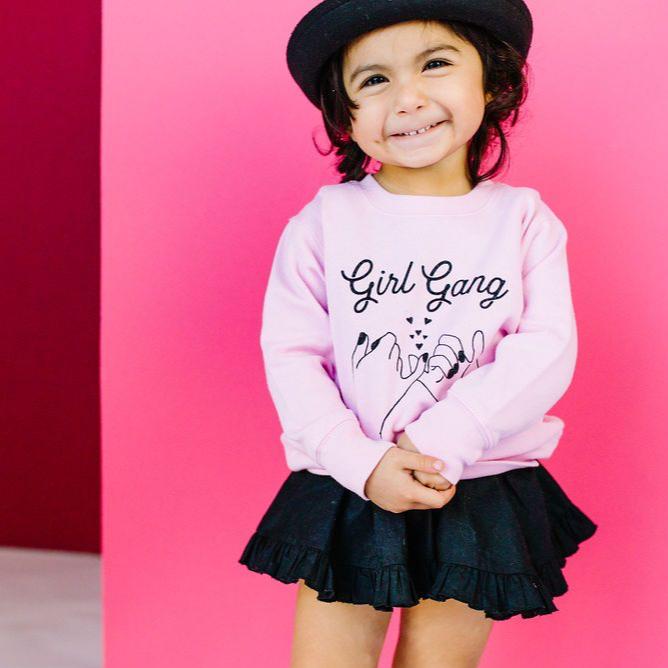 Girl Gang Sweatshirt in Pink