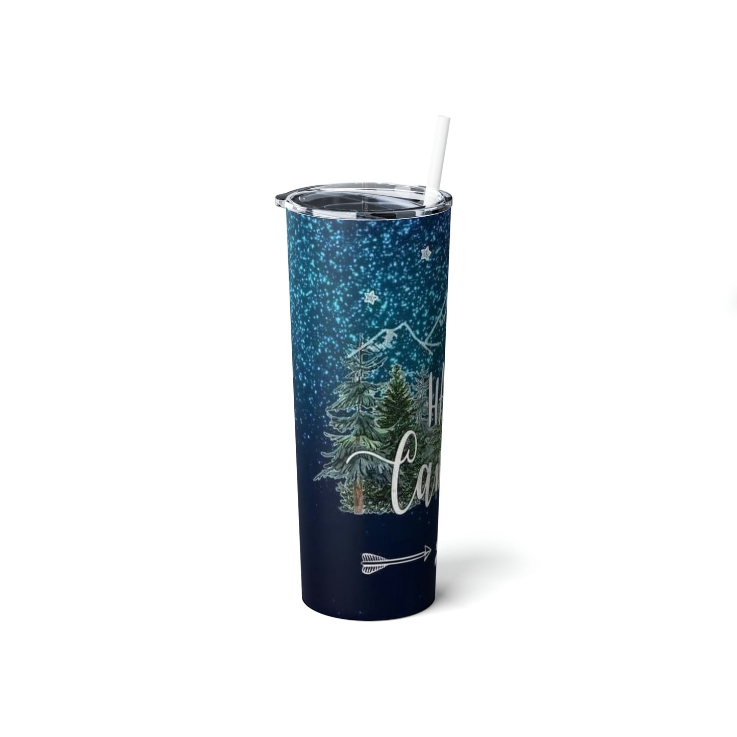 Happy Camper - Skinny Tumbler