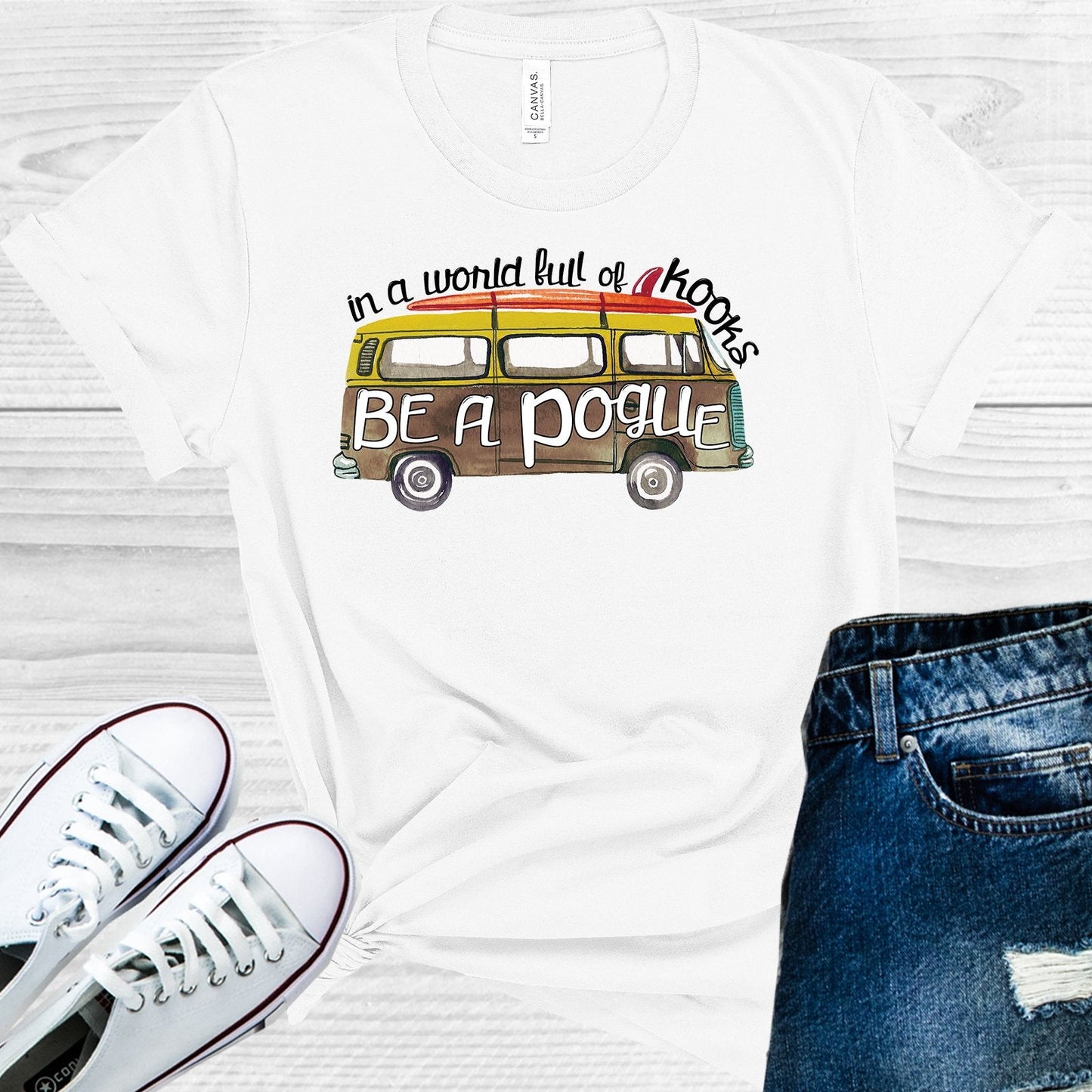 Outer Banks: In a World Full of Kooks Be a Pogue Graphic Tee
