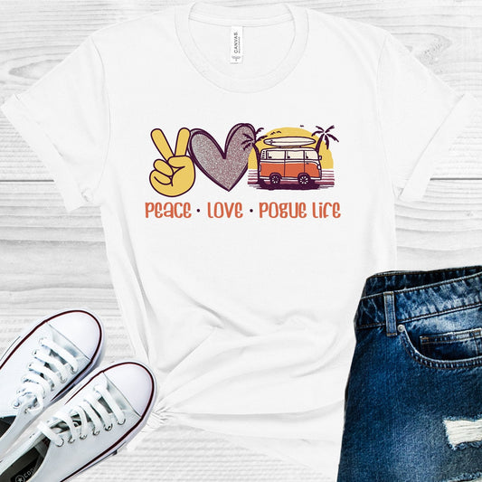 Outer Banks: Peace Love Pogue Life Graphic Tee
