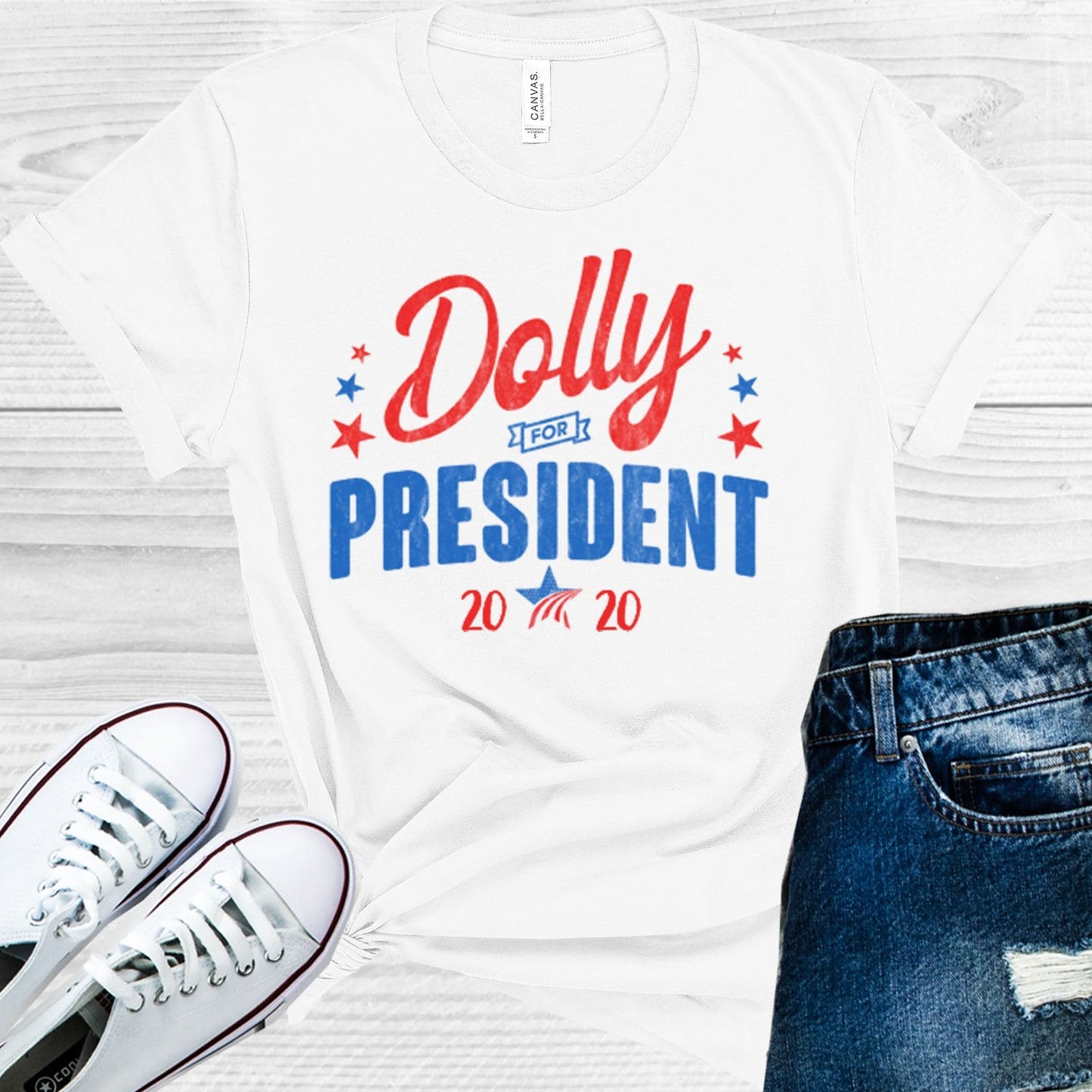 Dolly for President 2020 Graphic Tee