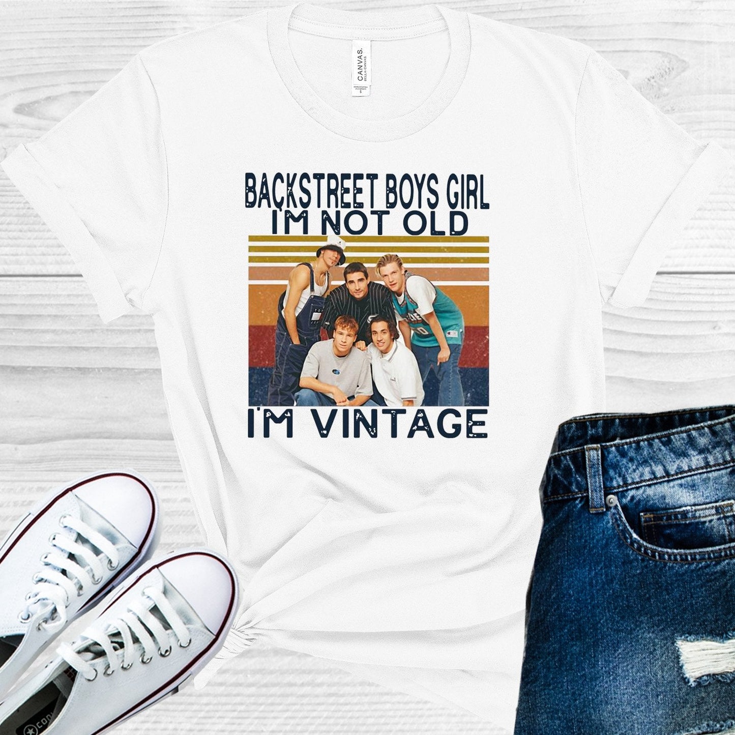 Backstreet Boys Girl I'm Not Old I'm Vintage Graphic Tee