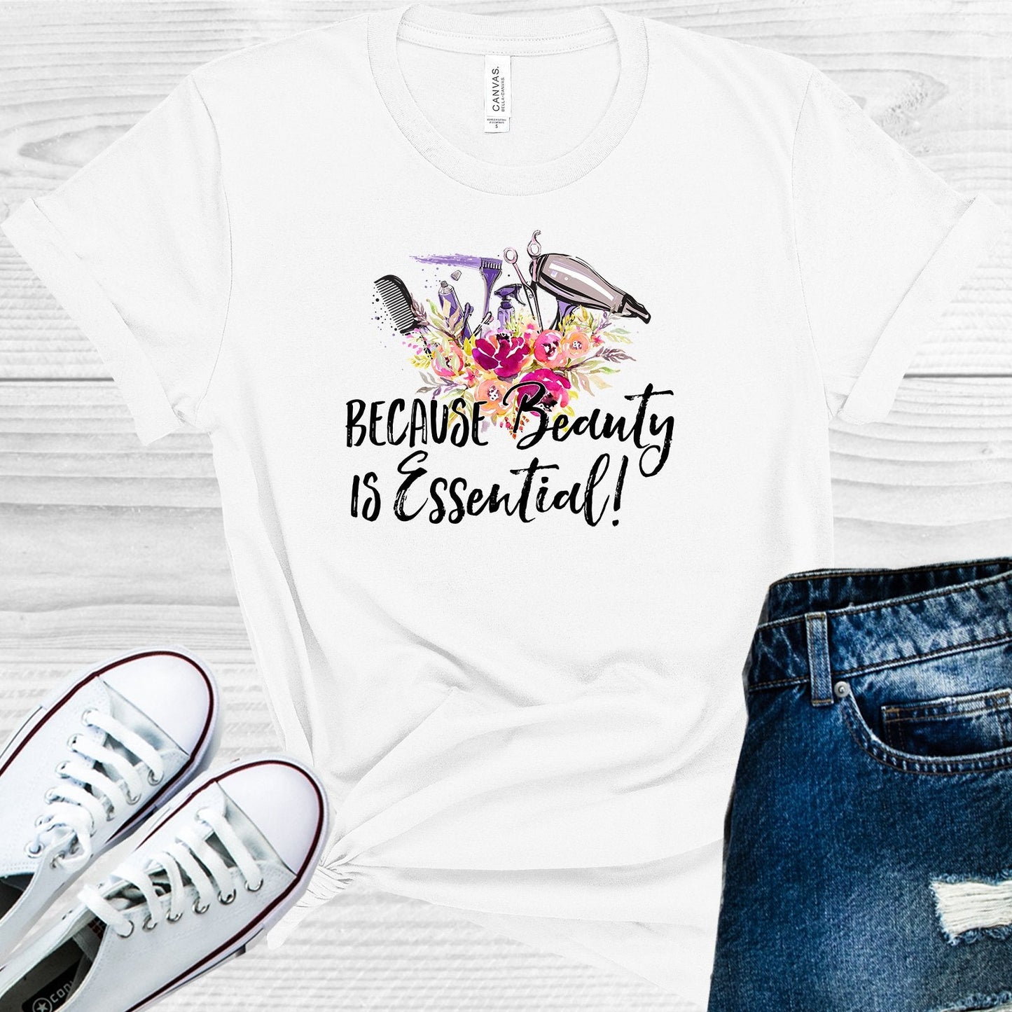 Because Beauty is Essential Graphic Tee