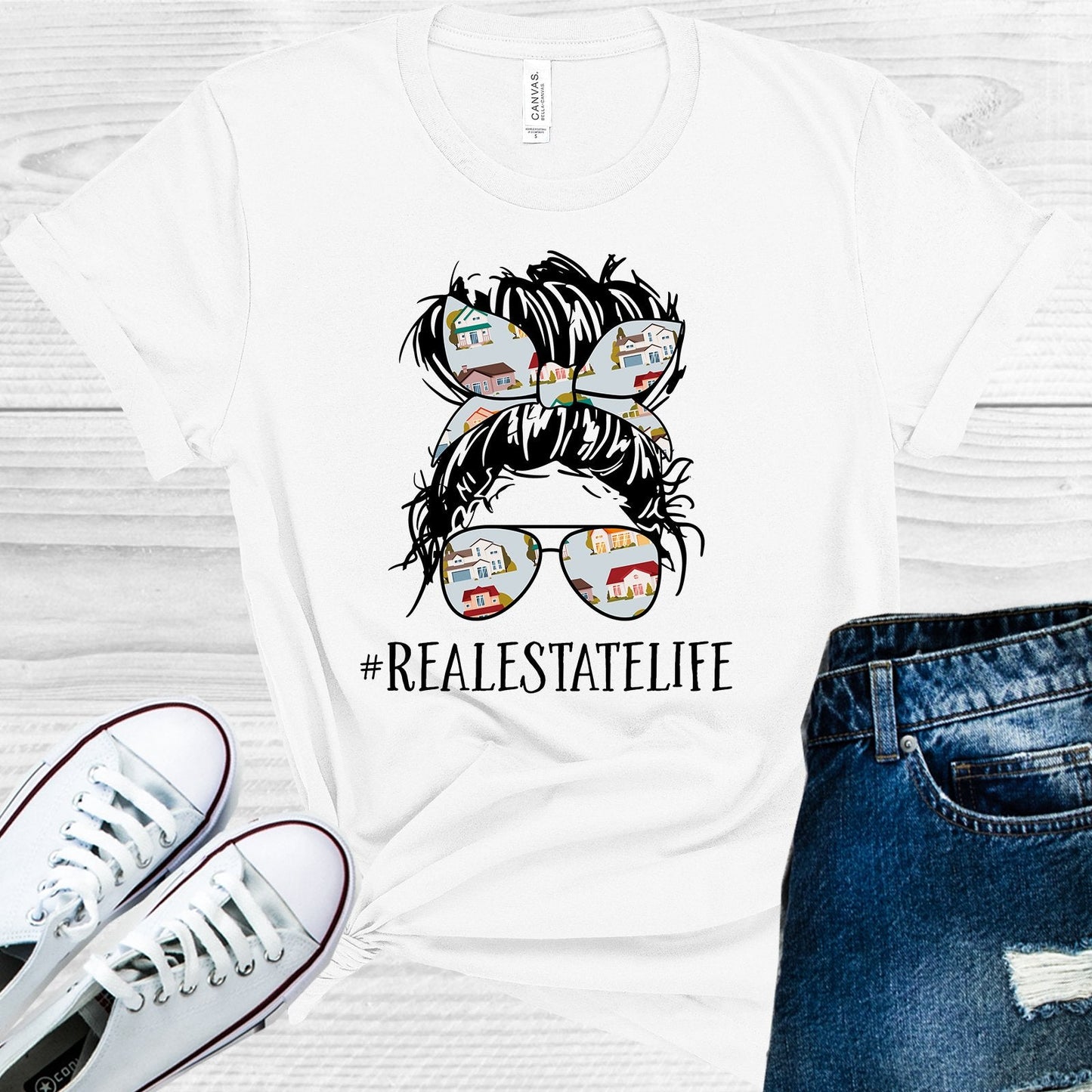 Real Estate Life #realestatelife Graphic Tee