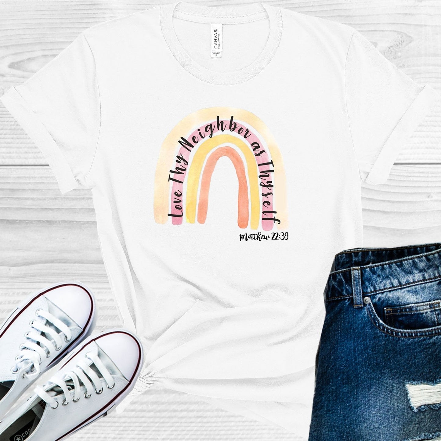 Love Thy Neighbor as Thyself Graphic Tee