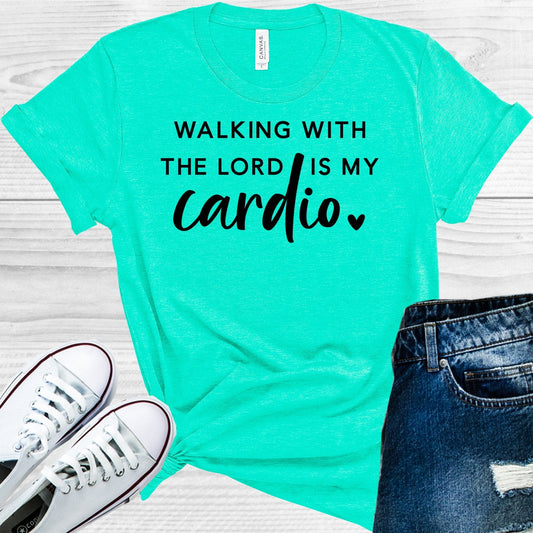 Walking With the Lord is My Cardio Graphic Tee