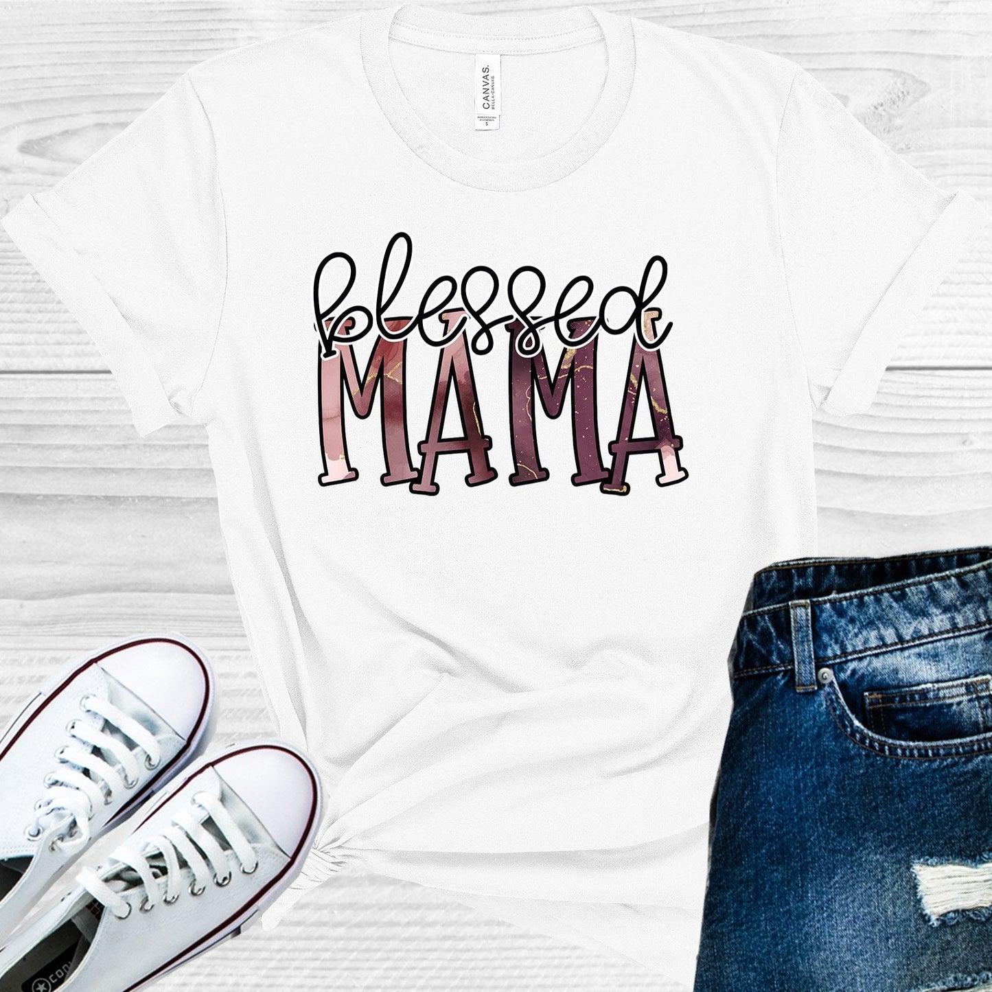 Blessed Mama Graphic Tee