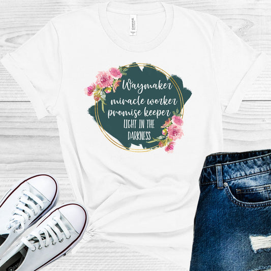 Waymaker Floral Wreath Graphic Tee