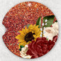 Car Coaster Set - Fall Floral