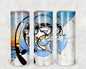 Fishing 20 oz Skinny Tumbler