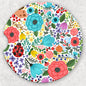 Car Coaster Set - Floral