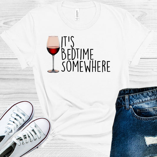 It's Bedtime Somewhere Graphic Tee