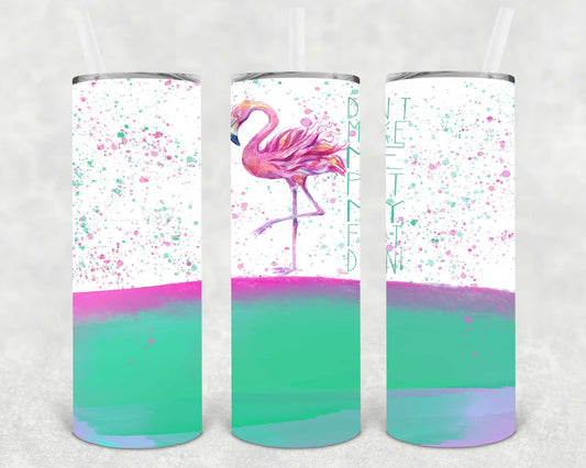 Don't Make Me Put My Foot Down 20 oz Skinny Tumbler