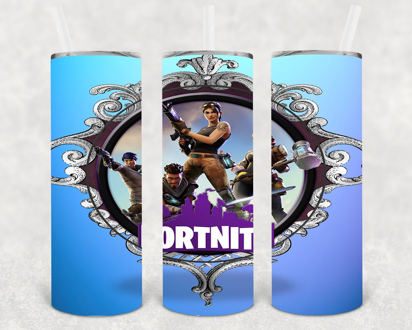 Fortnite 20 oz Skinny Tumbler