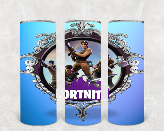 Fortnite 20 oz Skinny Tumbler