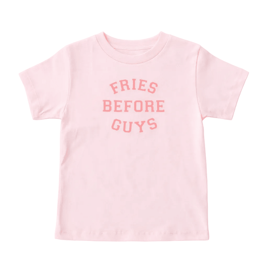 Fries Before Guys Shirt – Funny Retro Tee for Kids | The Wishing Elephant