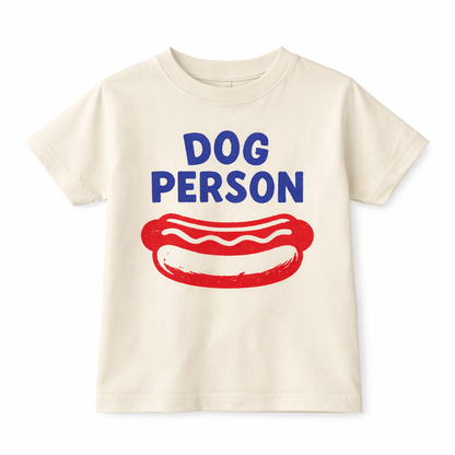 Funny Kids T-Shirt | Dog Person Summer Hot Dog Tee | 4th of July Shirt