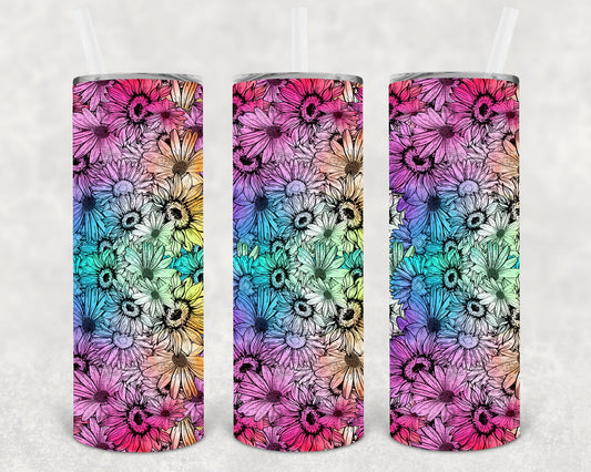 Floral 20 oz Skinny Tumbler