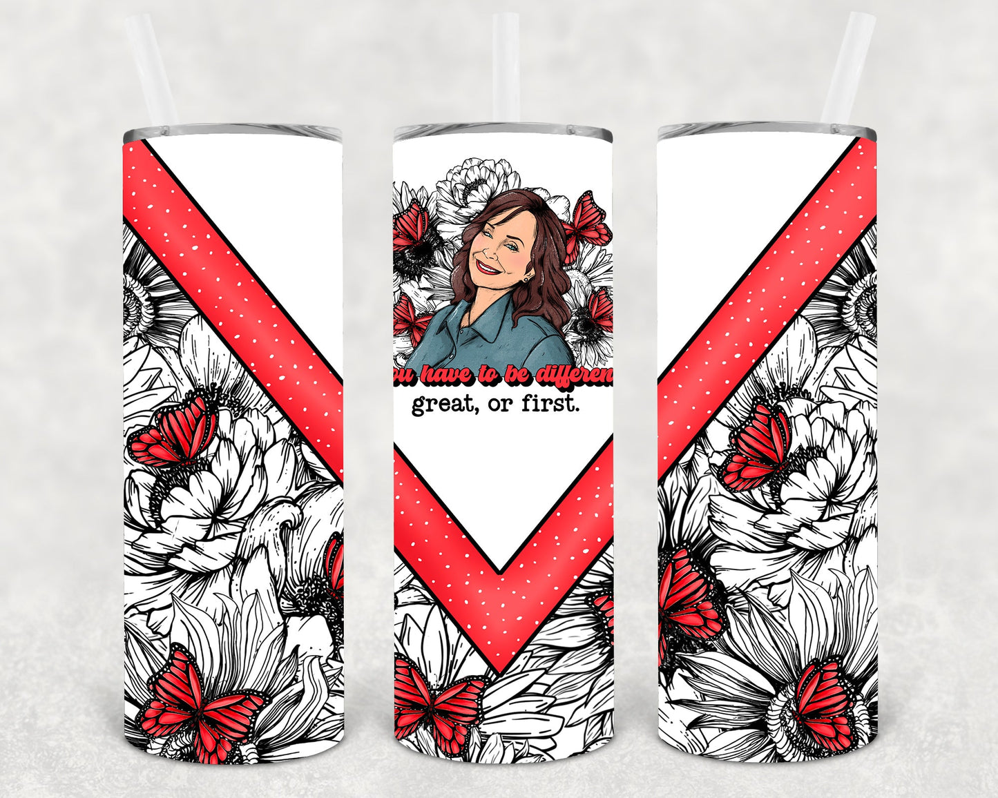 You Have to Be Different Great or First 20 oz Skinny Tumbler